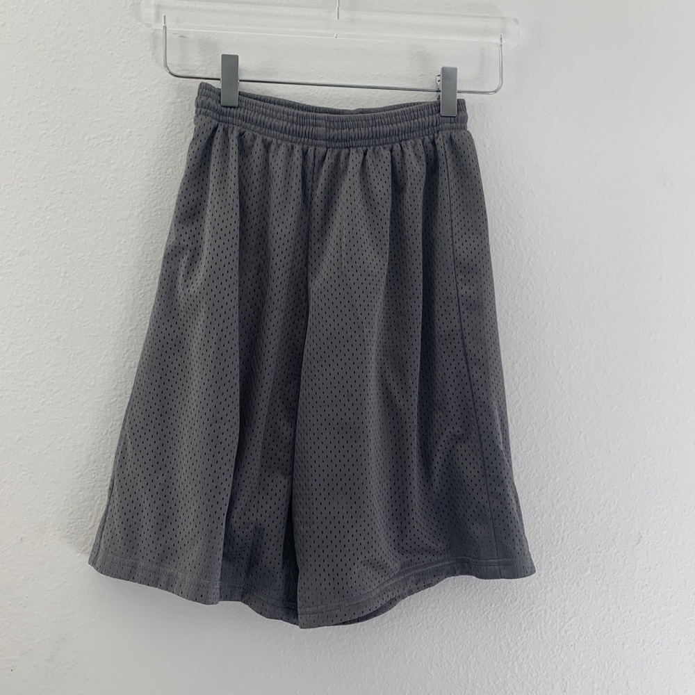 A4 gray sport shorts- boys x—small